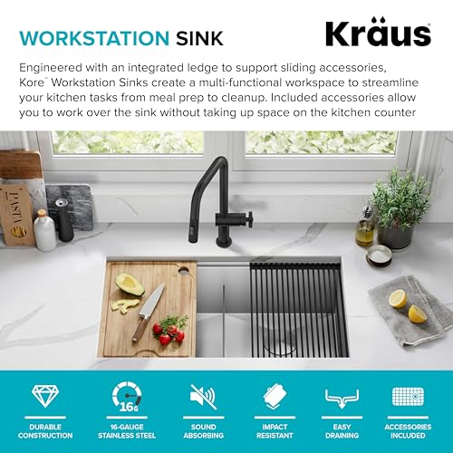 Stainless Steel 33 in Double Bowl Undermount Sink KWU112