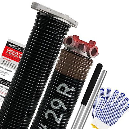Pair of 1.75" Garage Door Torsion Springs Set with Non
