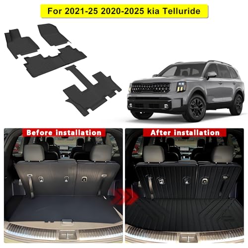 Floor Mats & Cargo Liner with Backrest Mats for 2020