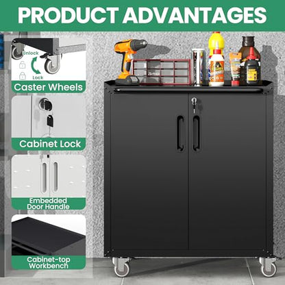 Garage Tool Cabinet Set (2 Count)