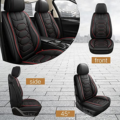 Leather Car Seat Covers Front Pair (2 Count)