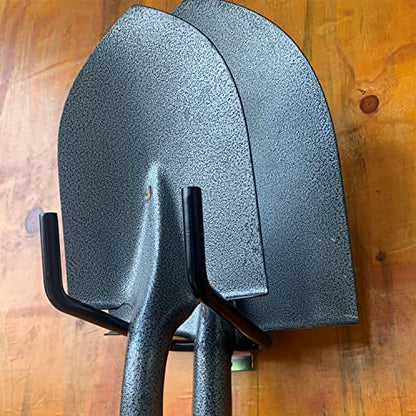 2 Pack E Track Heavy Duty Shovel Hanger (2 Count)