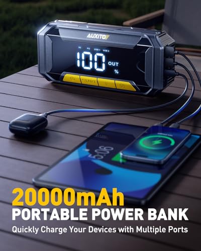 8000A Portable Jump Starter for All Gas