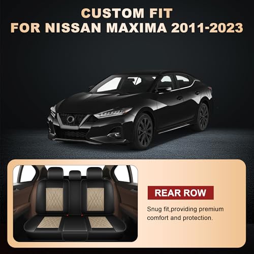 2 Front Car Seat Covers for Nissan Maxima 2011