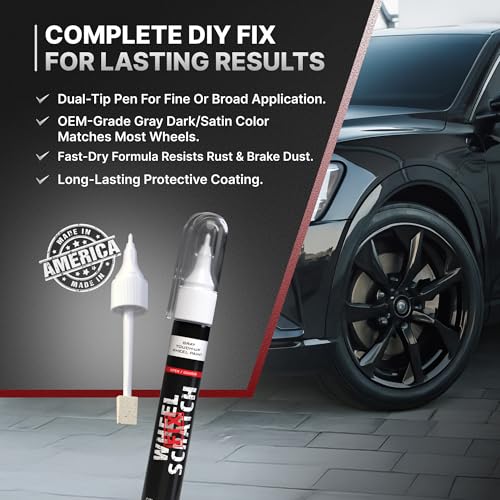 Matte Gray Rim Touch Up Paint