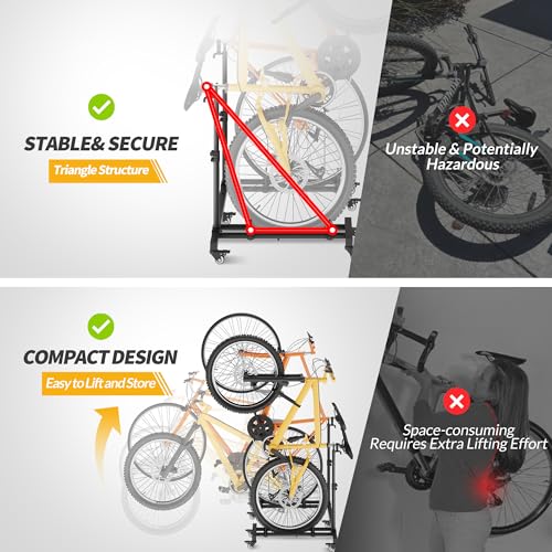Bike Rack for Garage (2 Count)