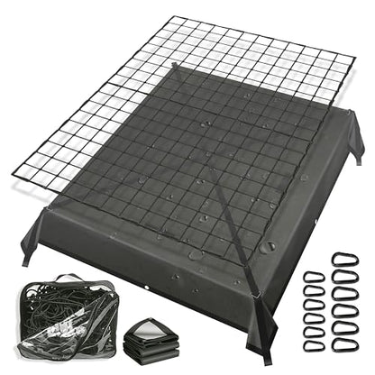 Highly Elastic Cargo Net for Pickup Truck Bed
