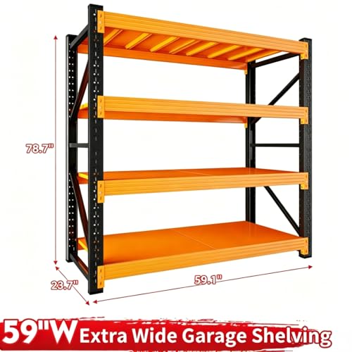 59" W Garage Storage Rack