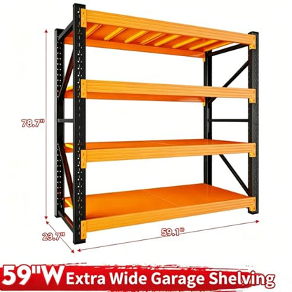 59" W Garage Storage Rack