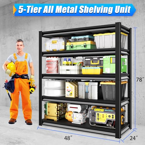 48" W Garage Shelving Heavy Duty