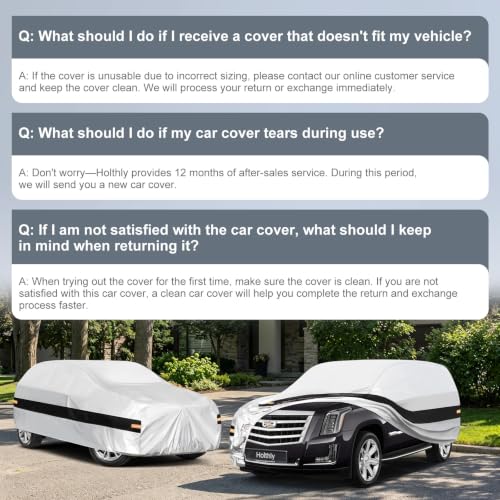 10 Layers SUV Car Cover Custom Fit for Cadillac Escalade ESV