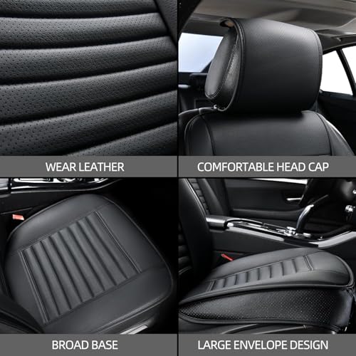 Universal Leather Car Seat Covers Full Set