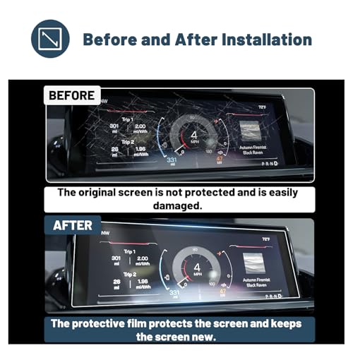2024 2025 2026 Sierra EV Screen Protector for GMC Sierra EV 16.8" & 11" Touch Screen (4 Count)