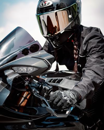 Motorcycle Gloves Motorbike Glove for Men Women Full Finger Knuckle Protection Touch Screen Cycling ATV Hiking Riding
