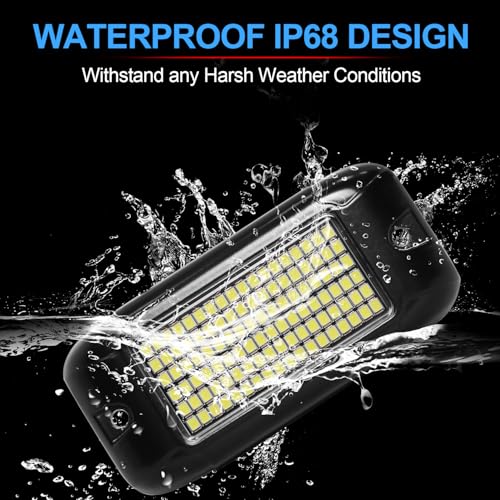 108 High Power LEDs per Pod 4Pods Pure Green Rock Lights Ultra