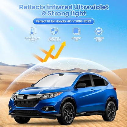 Window Shades for Honda HRV 2016 (6 Count)