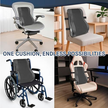 Ergonomic Lumbar Support Pillow for Office Chair and Car Seat