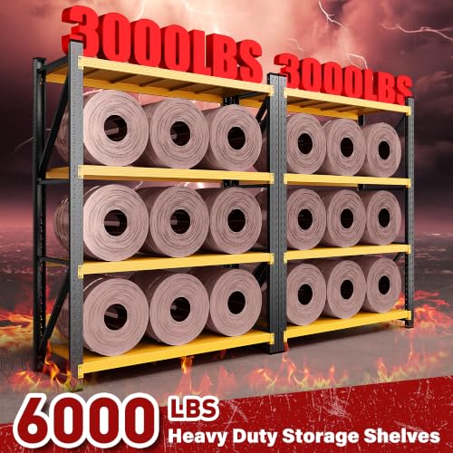 Set of 2 48" Wide Heavy Duty Garage Shelving Units