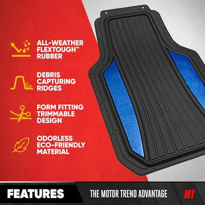 ChromeTech Car Floor Mats Full Set