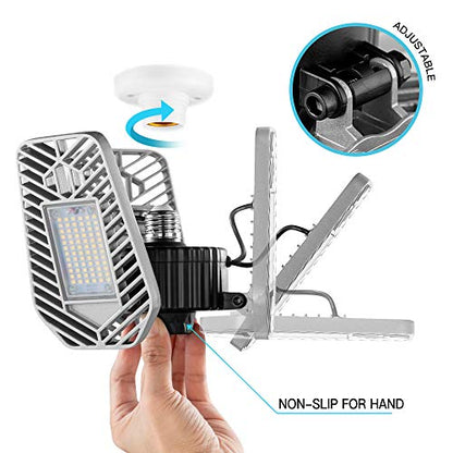 2 Pack Deformable LED Garage Ceiling Lights (2 Count)