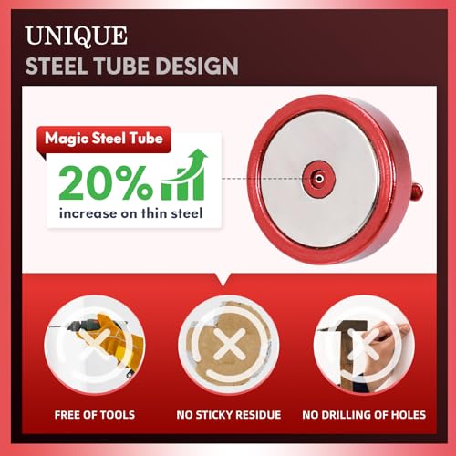 Magnetic Hooks Steel Tube Design for Cruise (10 Count)