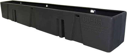 DUHA 10058 Behind-The-Seat Storage Unit fits 2007-2019 Chevy Silverado/GMC Regular Cab Models | Black Heavy-Duty Back Seat Organizer | Includes Dividers
