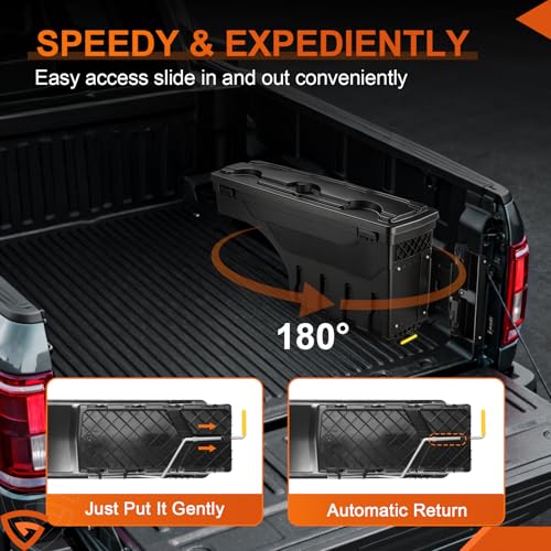 Truck Bed Swinging Toolbox Fits for Chevy GMC Silverado (7.5 Count)