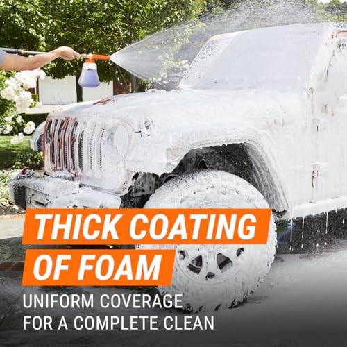 2-in-1 Foam Cannon Kit for Garden Hoses and Power Washers