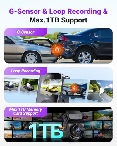 S1 Pro Max 4K Dash Cam Front