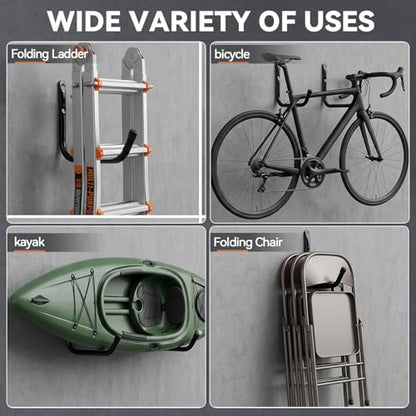 Heavy Duty Garage Storage Hooks (6 Count)
