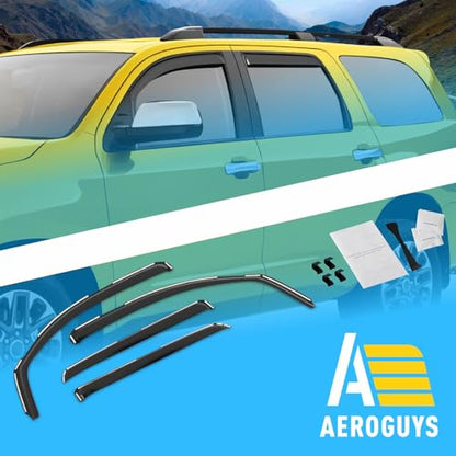 Extra Durable Window Deflectors in (4 Count)
