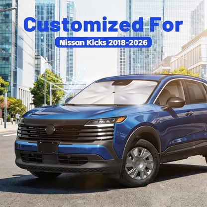 Car Windshield Sun Shade Umbrella for Nissan Kicks 2018