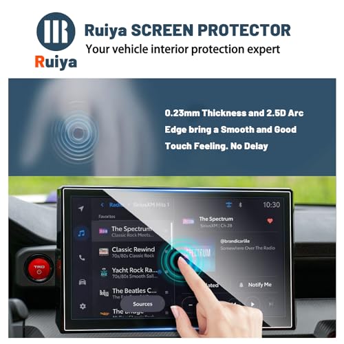 Screen Protector for Toyota Tacoma 14" Radio Touchscreen 9HD Tempered Glass Compatible with 2024 2025 2026 Toyota Tacoma SR
