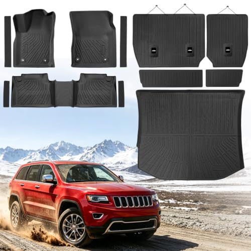 Floor Mat Backrest Cargo Liner Sill Guard for Jeep Grand Cherokee 2011