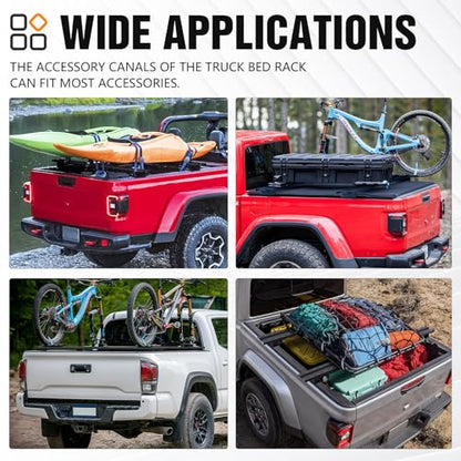 Adjustable Truck Bed Racks Compatible with Tacoma