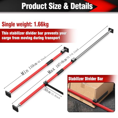 Truck Bed Cargo Bar (3 Count)