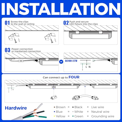T8 LED Shop Lights 8FT (10 Count)