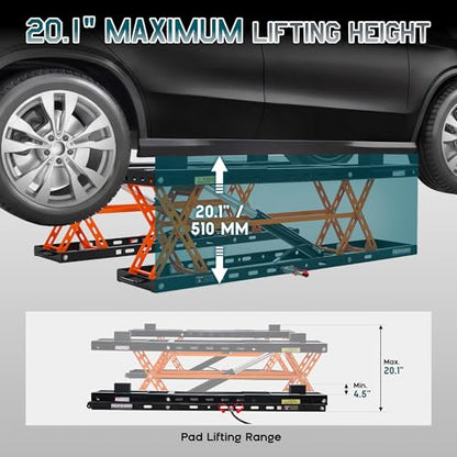 7000 lb Portable Car Lift for Home Garage