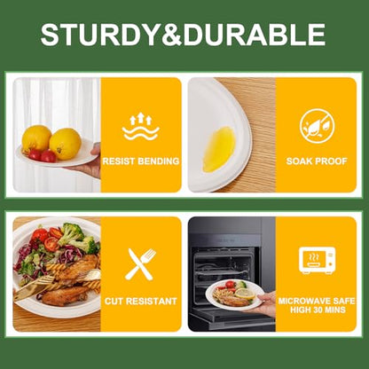 7 Inch Paper Plates 125 (125 Count)