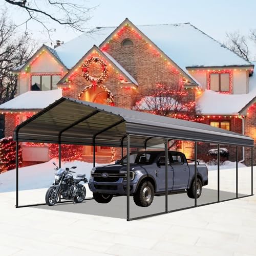 Metal Carport 12x25ft