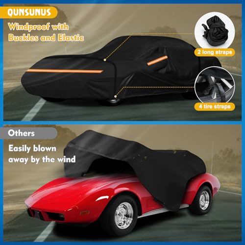 QUNSUNUS Car Cover for C3 Corvette 1968