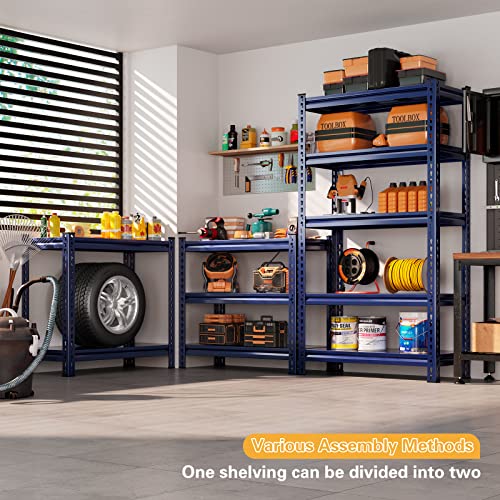 Garage Shelving 2000 LBS Storage Shelves Heavy Duty Metal Shelving Unit Shelf for Pantry Closet