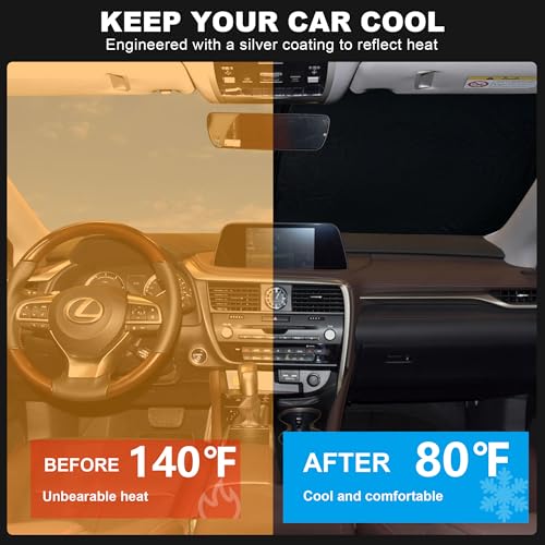 Foldable Front Windshield Sunshade fit for Lexus RX 2010