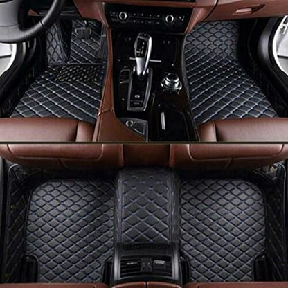 Custom All Weather Protection Luxury Leather Floor Mats for Cars SUVs Trucks According Anti