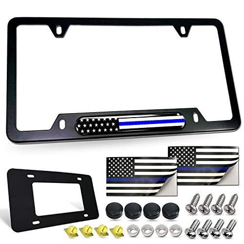 Police Thin Blue Line License Plate Frame