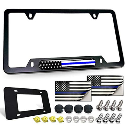 Police Thin Blue Line License Plate Frame