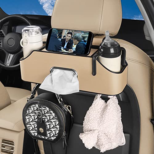 Car Back Seat Organizer with 2 Drink Cup Holder (22.9281 Ounce)