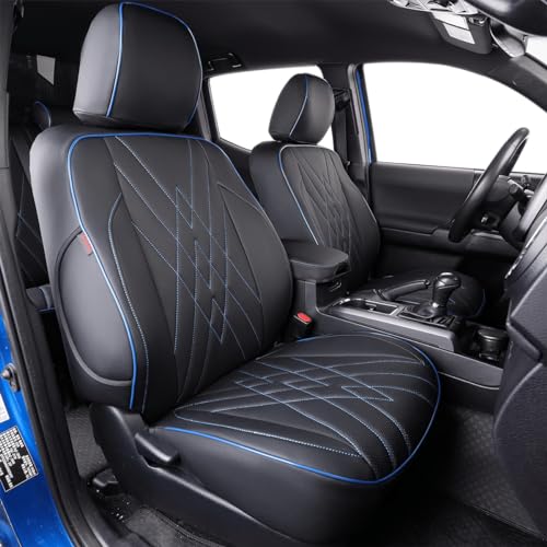Custom Fit Tacoma Car Seat Covers for Toyota Tacoma 2016 2017 2018 2019 2020 2021 2022 2023 Access Cab