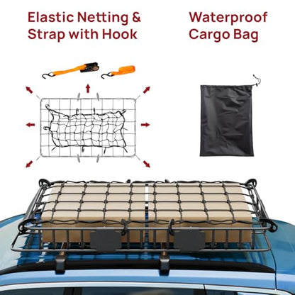 250lbs Extendable Rooftop Cargo Carrier