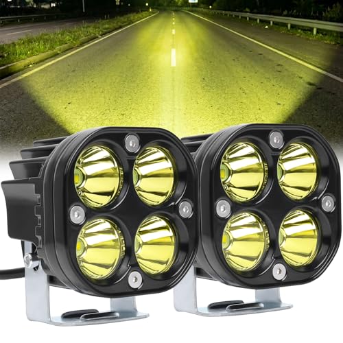 Motorcycle Driving Lights White LED Pods Lights 3’’ 40W LED Spotlights